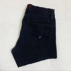 guess black jean mid rise jeans